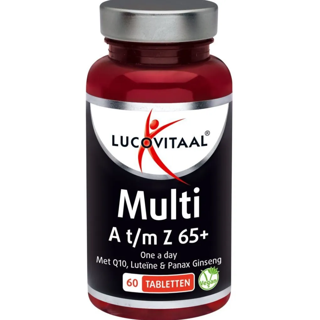 Lucovitaal Vitamines|Weerstand En Of Energie>Multi A t/m Z 65+ Tabletten