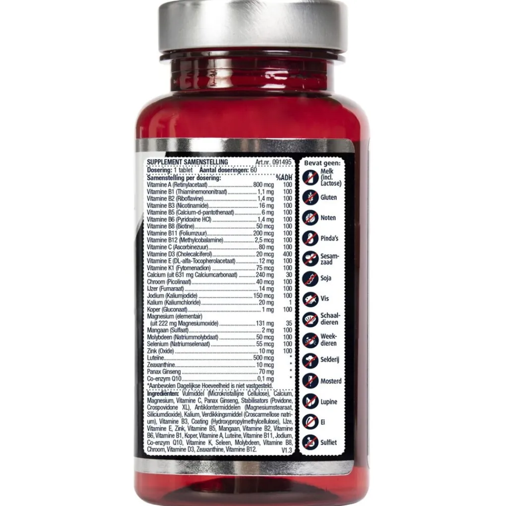 Lucovitaal Vitamines|Weerstand En Of Energie>Multi A t/m Z 65+ Tabletten