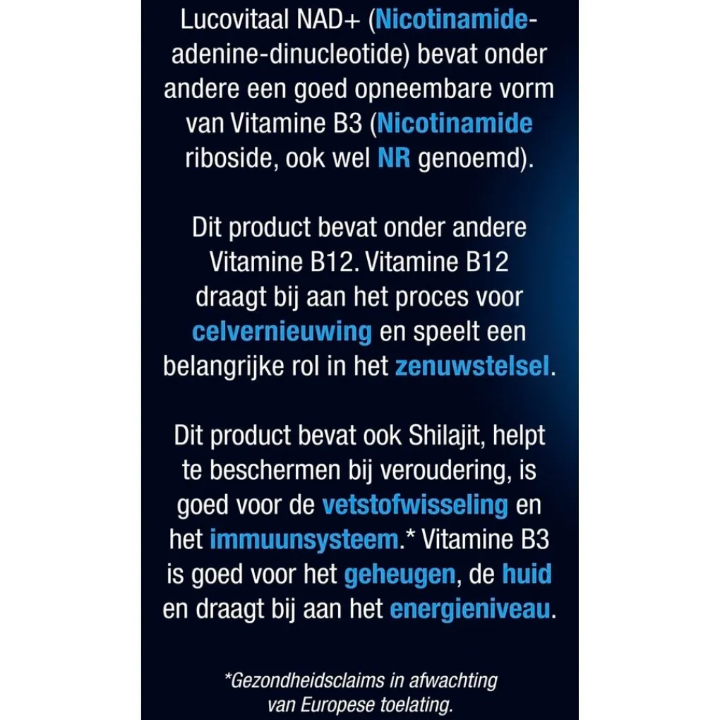 Lucovitaal Overige Supplementen>Nad+ Capsules