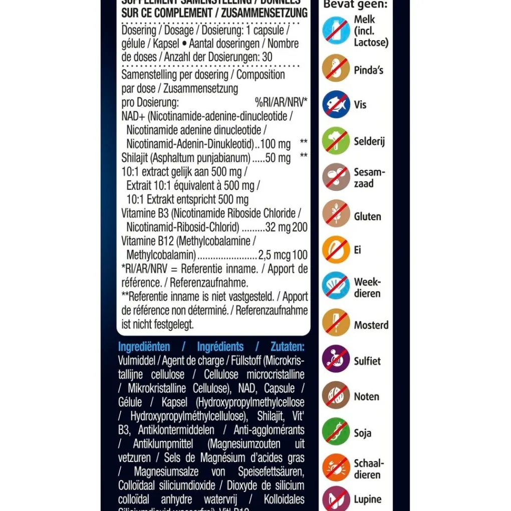 Lucovitaal Overige Supplementen>Nad+ Capsules