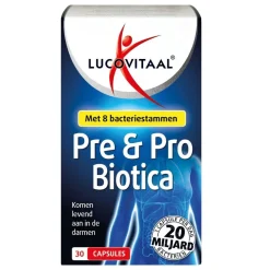 Lucovitaal Bacteriestammen>Pre & Pro Biotica Capsules