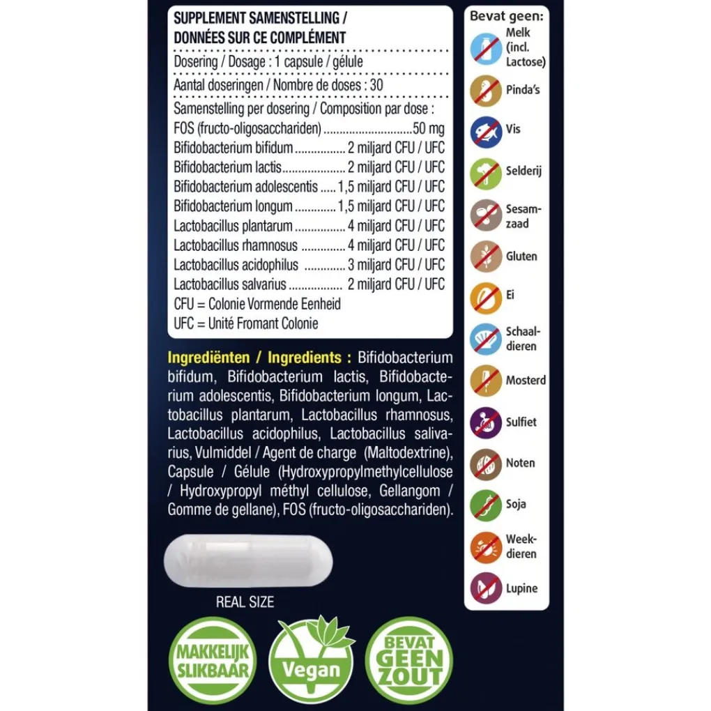 Lucovitaal Bacteriestammen>Pre & Pro Biotica Capsules