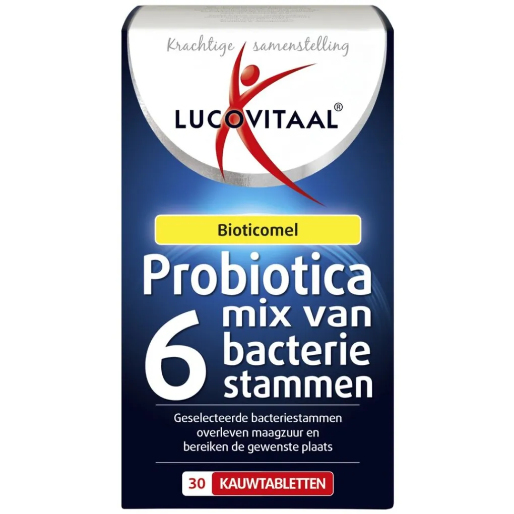 Lucovitaal Bacteriestammen>Probiotica Mix Van Zes Bacteriële Stammen