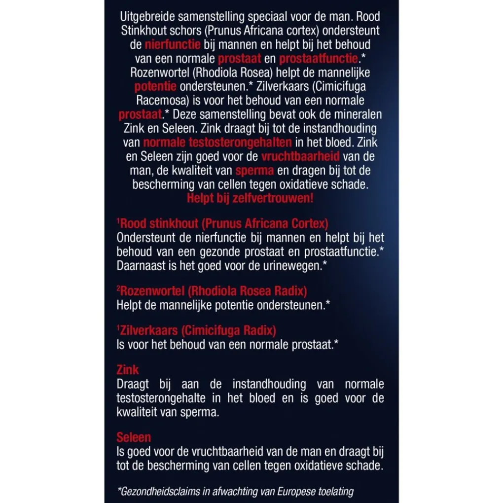 Lucovitaal Prostaatsupplementen>Prostaat Potentie & Urinewegen Capsules