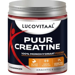 Lucovitaal Creatine>Puur Creatine 100% Monohydraat Poeder