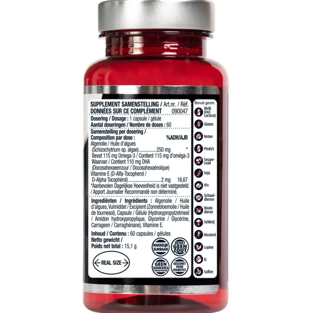 Lucovitaal Omega 3|Hart En Of Bloedvaten>Vegan Omega-3 Microalgen Capsules