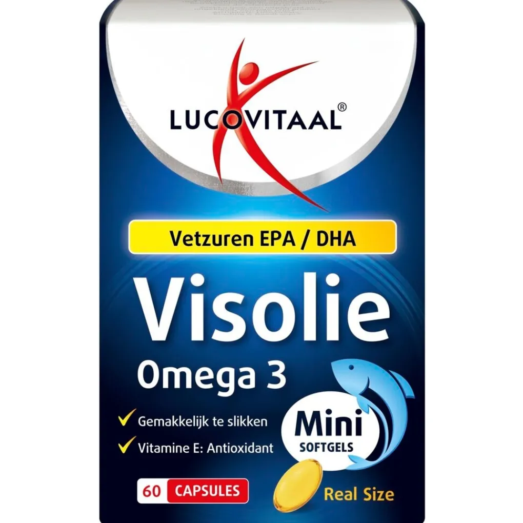 Lucovitaal Visolie|Omega 3>Visolie Omega-3 Mini Capsules