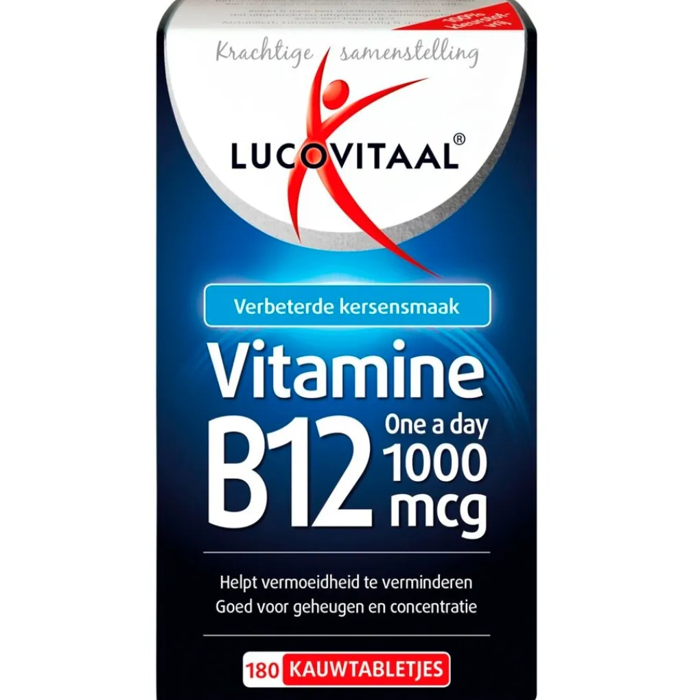 Lucovitaal Vitamines>Vitamine B12 1000Mcg Kauwtabletten