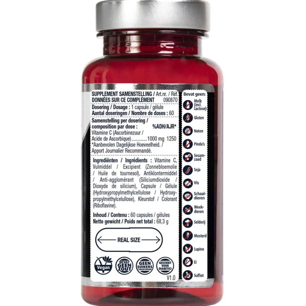 Lucovitaal Vitamines>Vitamine C 1000mg Capsules