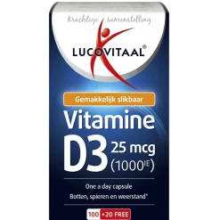 Lucovitaal Botten En Gewrichten|Vitamines>Vitamine D3 25mcg Capsules