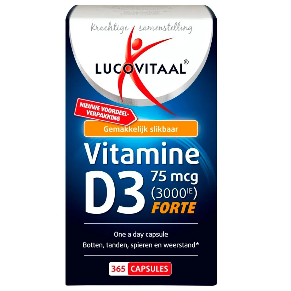 Lucovitaal Botten En Gewrichten|Vitamines>Vitamine D3 75mcg Capsules