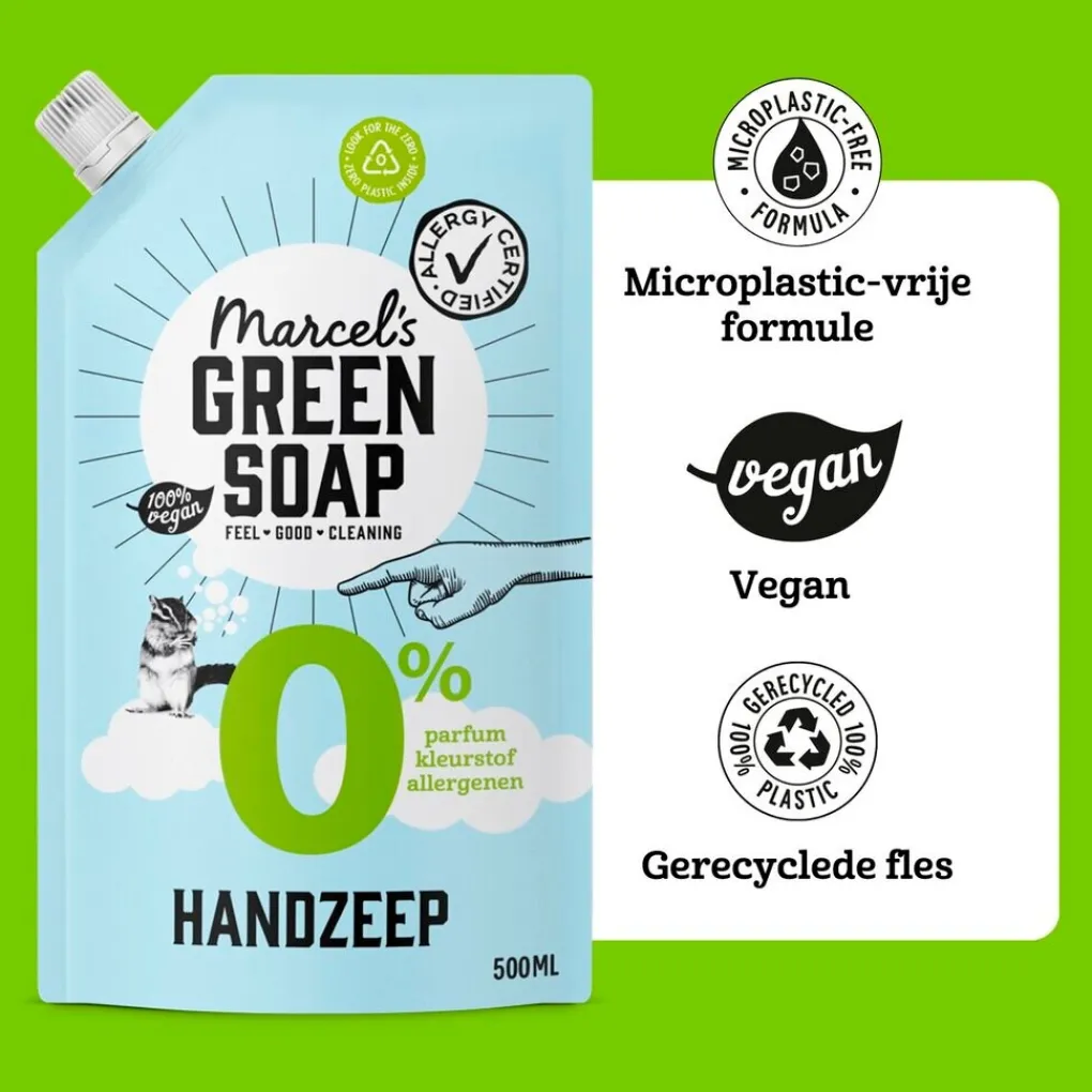 Marcel's Green Soap Handzeep Navulling|Handzeep>0% Handzeep Navulling