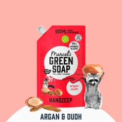 Marcel's Green Soap Handzeep Navulling|Handzeep>Argan & Oudh Handzeep Navulling