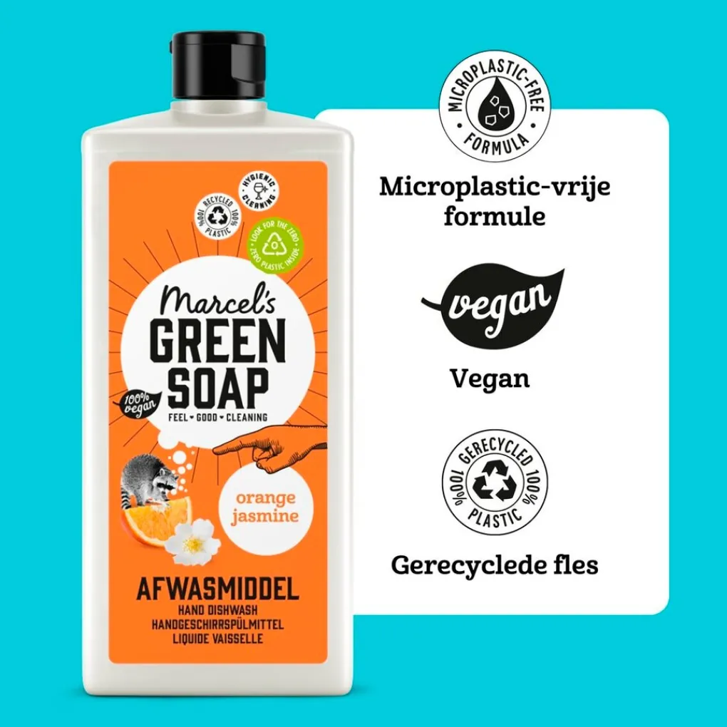 Marcel's Green Soap Afwasmiddel>Orange & Jasmine Afwasmiddel