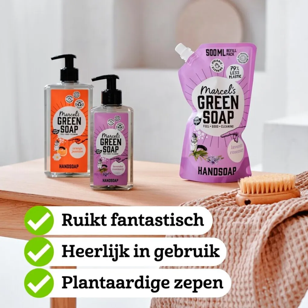 Marcel's Green Soap Handzeep>Orange & Jasmine Handzeep