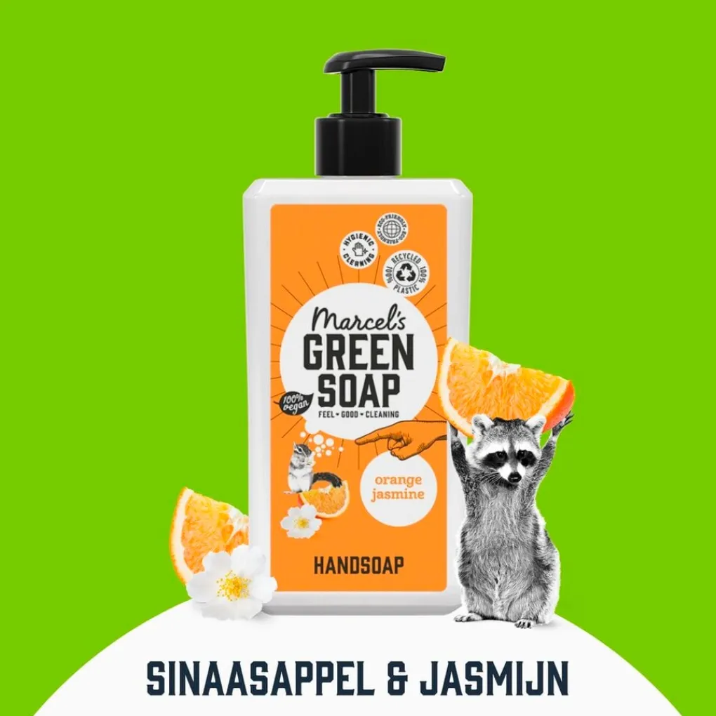 Marcel's Green Soap Handzeep>Orange & Jasmine Handzeep
