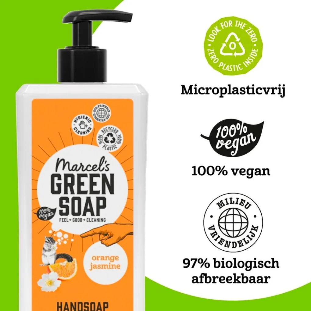 Marcel's Green Soap Handzeep>Orange & Jasmine Handzeep