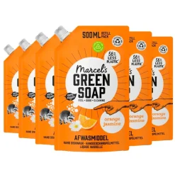 Marcel's Green Soap Afwasmiddel>Orange & Jasmine Afwasmiddel Navulling