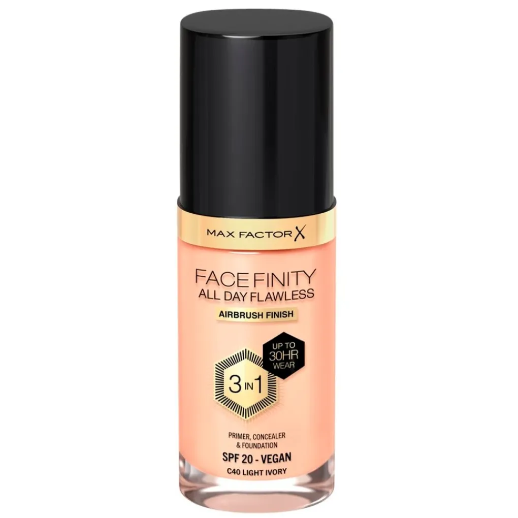 Max Factor Foundation>Facefinity All Day Flawless C40 Light Ivory Foundation