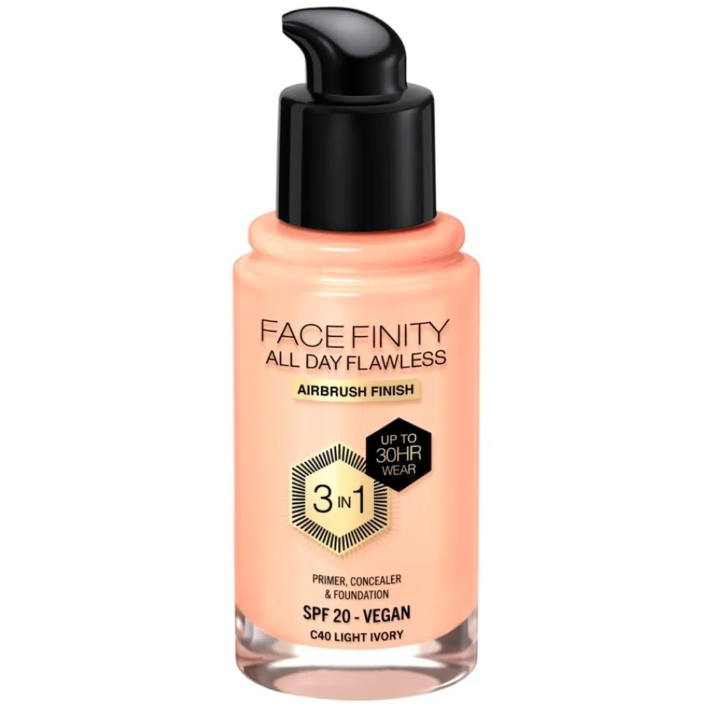 Max Factor Foundation>Facefinity All Day Flawless C40 Light Ivory Foundation