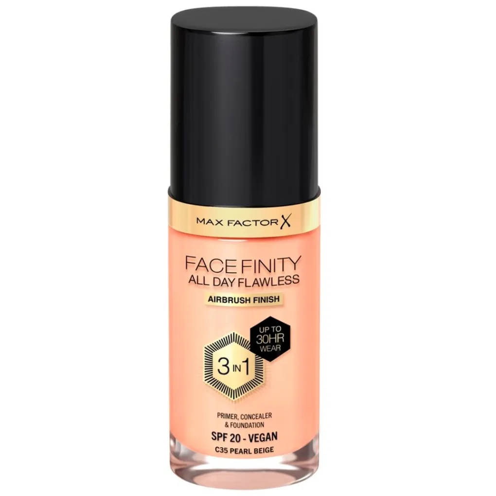 Max Factor Foundation>Facefinity All Day Flawless C35 Pearl Beige Foundation