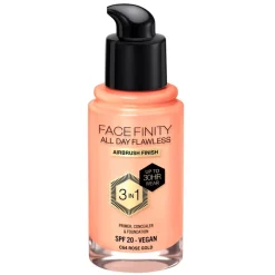 Max Factor Foundation>Facefinity All Day Flawless C64 Rose Gold Foundation