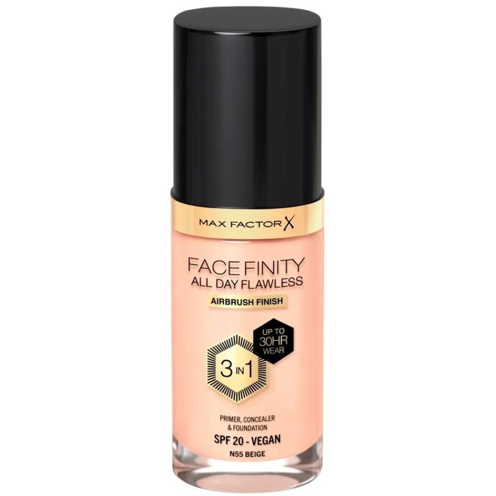 Max Factor Foundation>Facefinity All Day Flawless N55 Beige Foundation