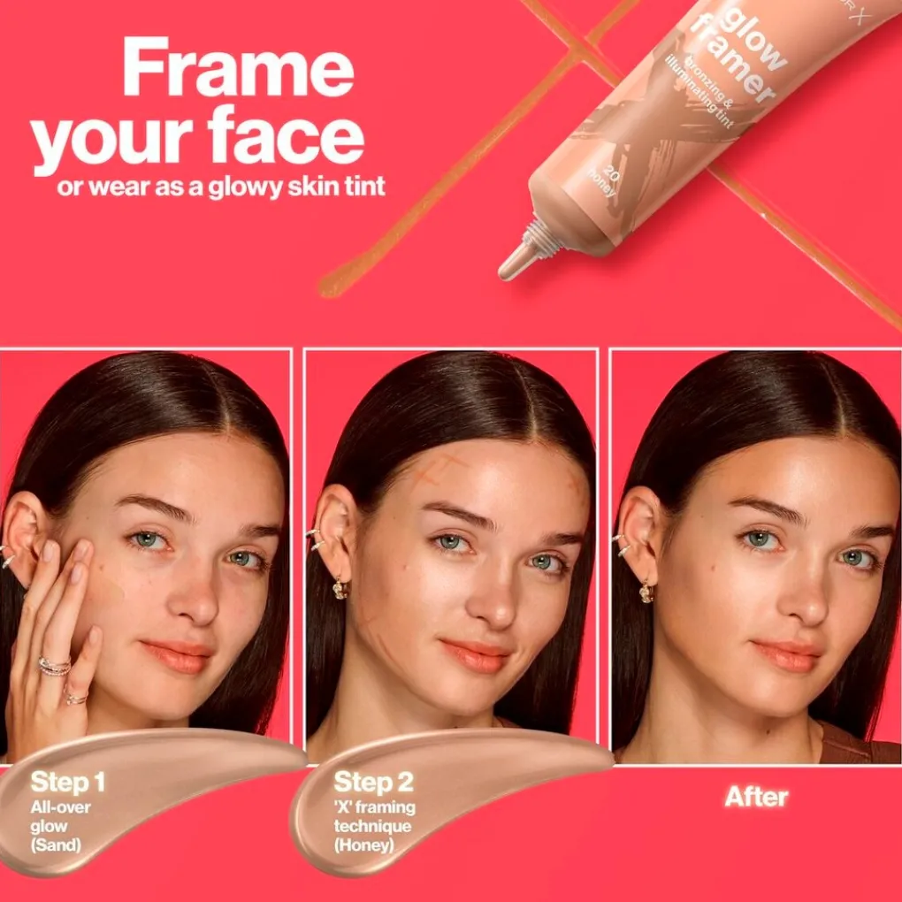 Max Factor Foundation>Glow Framer 20 Honey Bronzing & Illuminating Tint