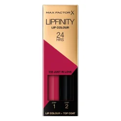 Max Factor Lipmake-Up>Lipfinity Lip Colour 335 Just In Love 2-Step Longlasting Lipstick