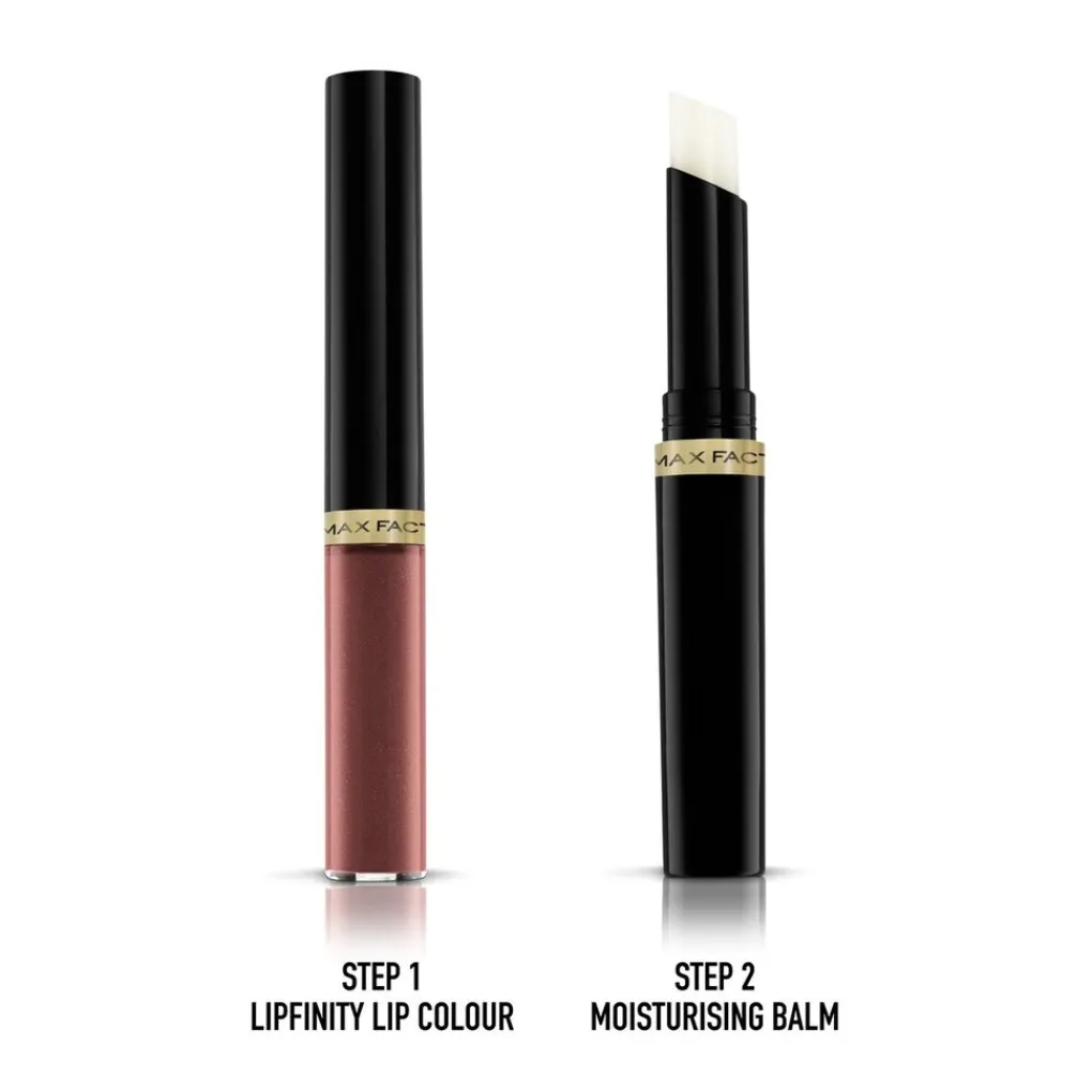 Max Factor Lipmake-Up>Lipfinity Lip Colour 350 Essential Brown 2-Step Longlasting Lipstick
