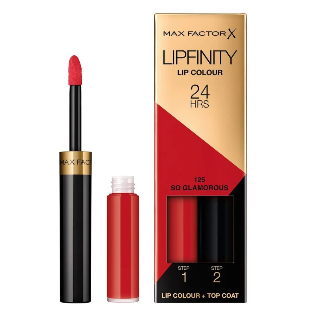 Max Factor Lipmake-Up>Lipfinity Lip Colour 125 So Glamorous 2-Step Longlasting Lipstick