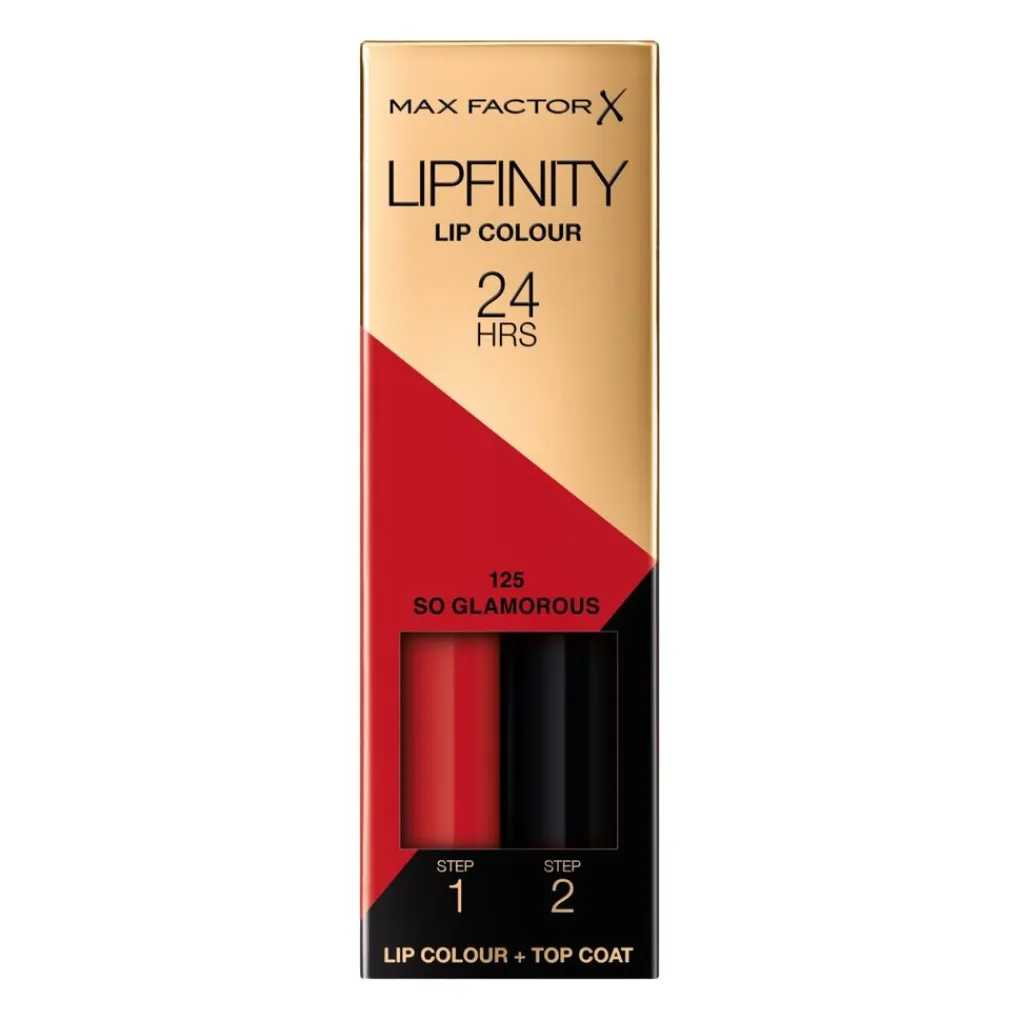 Max Factor Lipmake-Up>Lipfinity Lip Colour 125 So Glamorous 2-Step Longlasting Lipstick