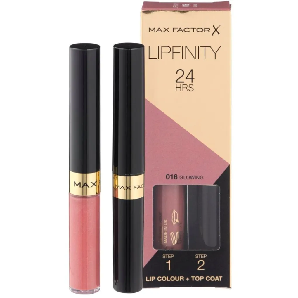 Max Factor Lipmake-Up>Lipfinity Lip Colour 016 Glowing 2-Step Longlasting Lipstick