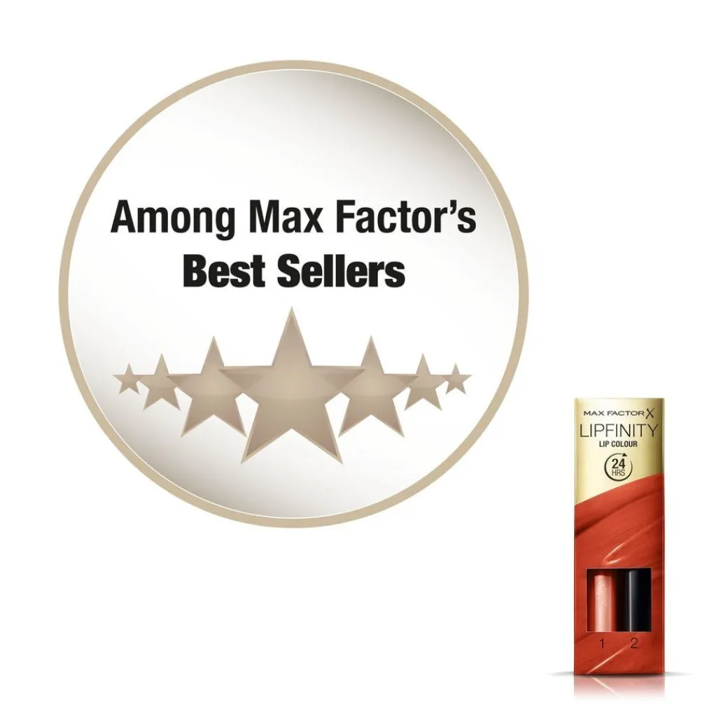 Max Factor Lipmake-Up>Lipfinity Lip Colour 140 Charming 2-Step Longlasting Lipstick