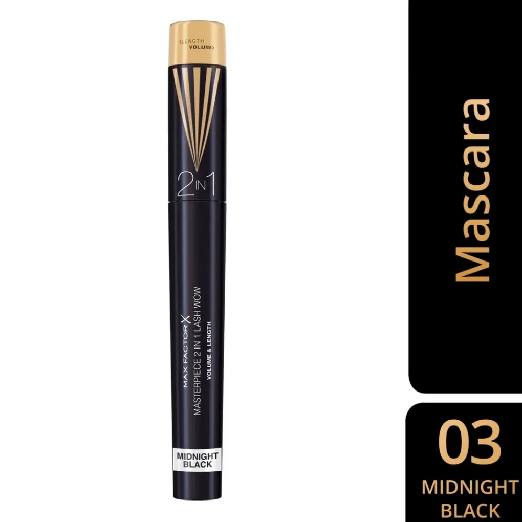 Max Factor Mascara>Masterpiece 2-in-1 Lash Wow Midnight Black Mascara