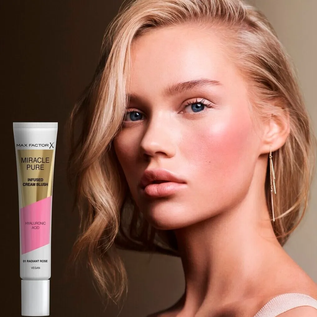 Max Factor Blush>Miracle Pure 001 Radiant Rose Infused Cream Blush