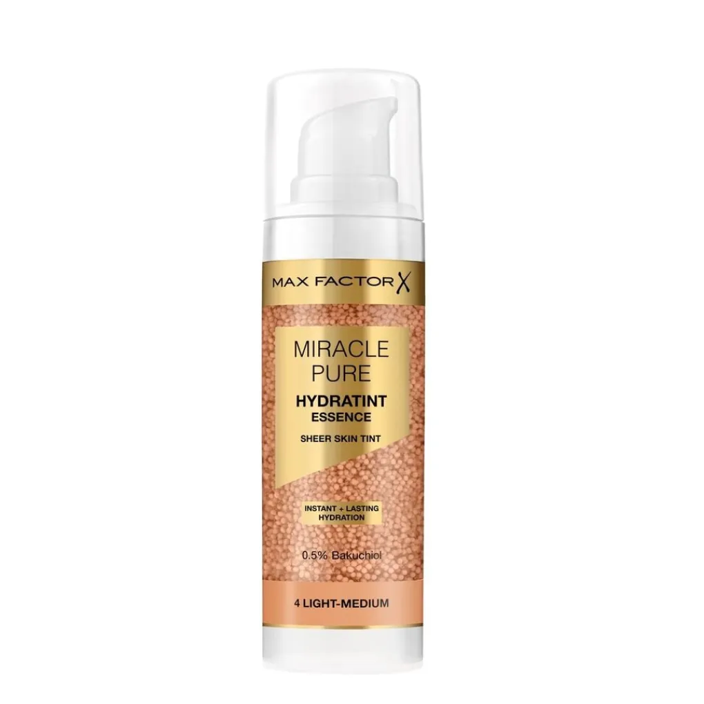 Max Factor Foundation>Miracle Pure 4 Light Medium Hydratint Essence Foundation