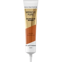 Max Factor Bronzer>Miracle Pure 001 Light-to-Medium Golden Glow Bronzer