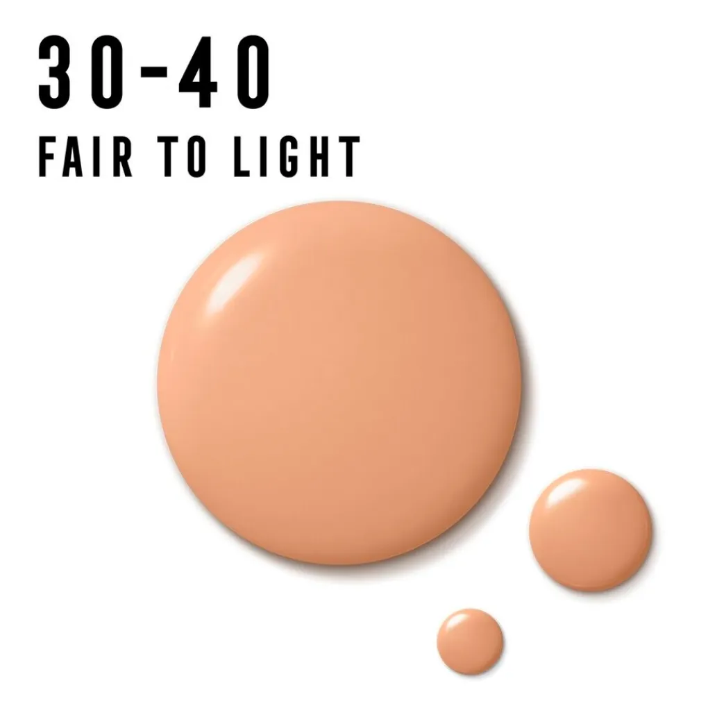 Max Factor Foundation>Miracle Pure Skin Reset 30-40 Fair to Light Serum Foundation