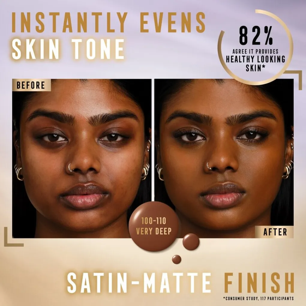 Max Factor Foundation>Miracle Pure Skin Reset 85-90 Medium to Deep 2-in-1 Serum Foundation