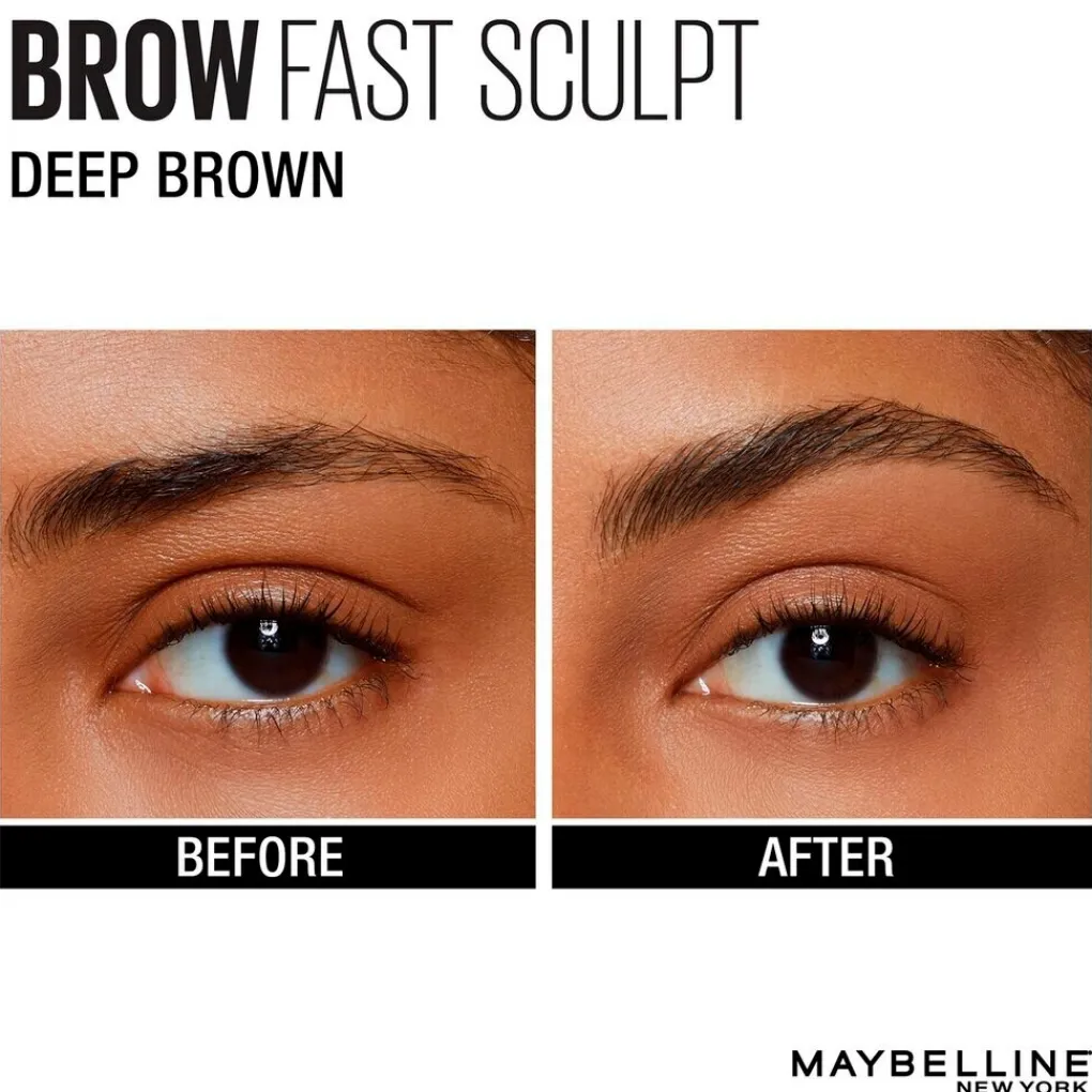 Maybelline Wenkbrauw Make-Up>New York Brow Fast Sculp 06 Deep Brown Wenkbrauwmascara