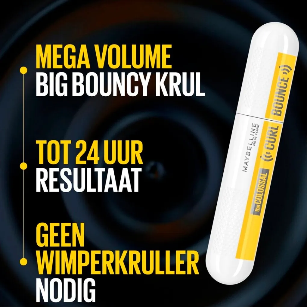 Maybelline Mascara>New York Colossal Curl Bounce Black Mascara