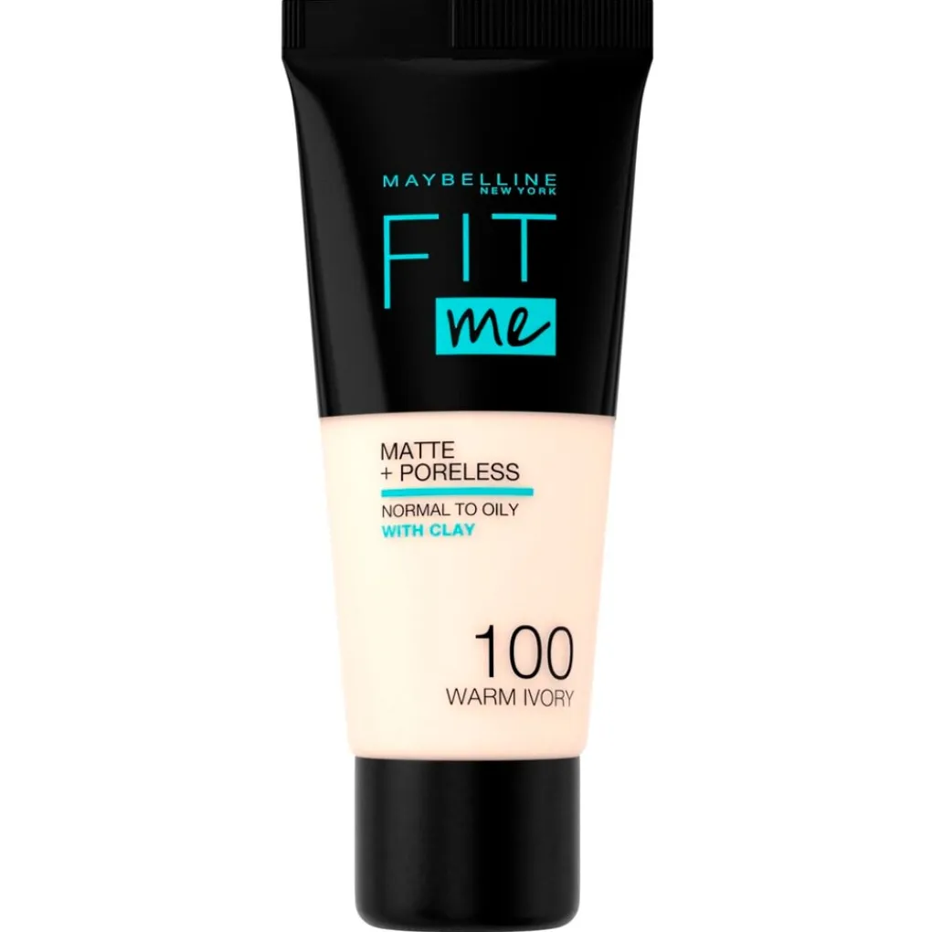 Maybelline Foundation>New York Fit Me Matte & Poreless 100 Warm Ivory Foundation