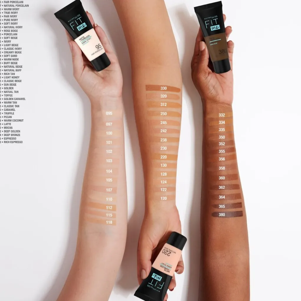 Maybelline Foundation>New York Fit Me Matte & Poreless 110 Porcelain Foundation
