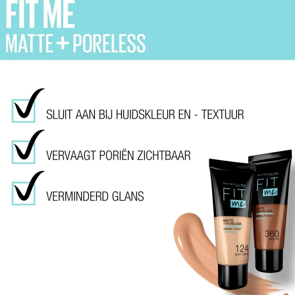 Maybelline Foundation>New York Fit Me Matte & Poreless 120 Classic Ivory Foundation