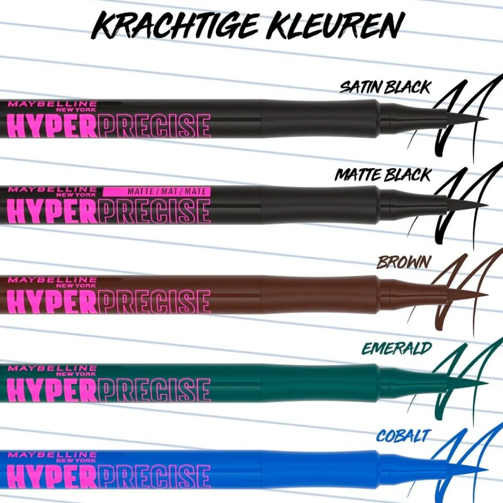 Maybelline Oogpotlood>New York Hyper Precise All Day Liner 01 Black Liquid Eyeliner