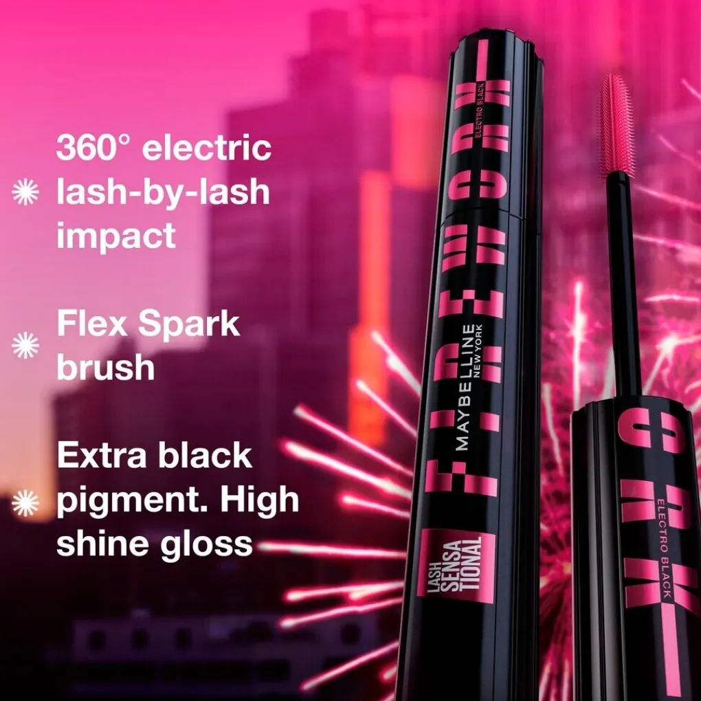 Maybelline Mascara>New York Lash Sensational Firework Electro Black Mascara