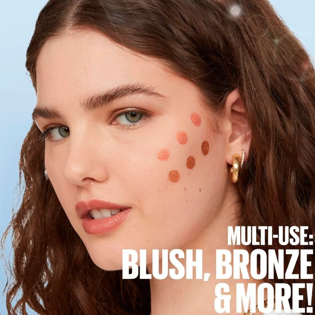 Maybelline Blush>New York Sunkissed 8 Shades On Liquid Glow Blush