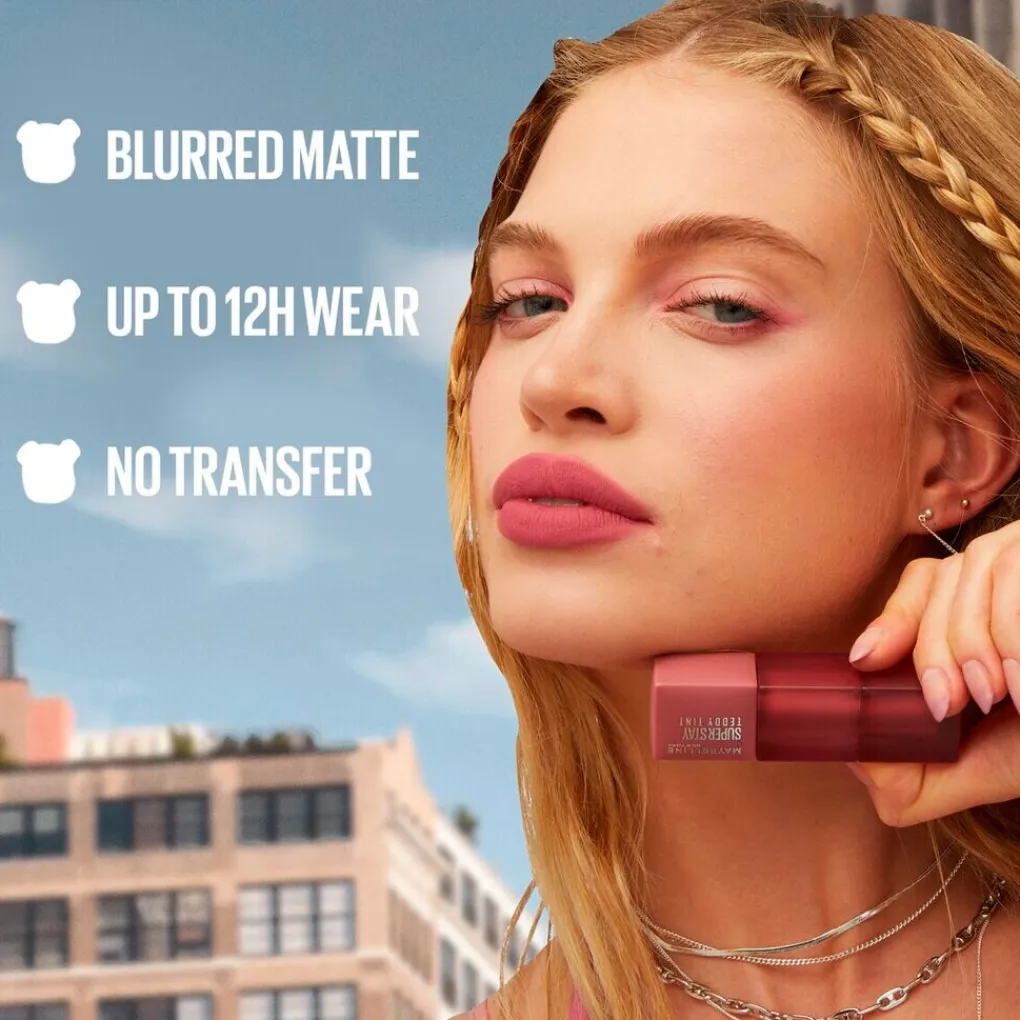 Maybelline Lipmake-Up>New York SuperStay Teddy Tint 50 Wild At Heart Lippenstift