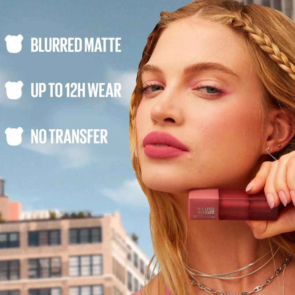 Maybelline Lipmake-Up>New York SuperStay Teddy Tint 20 Mascara Tear Lippenstift